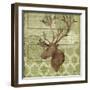 Woodland Ikat II-Paul Brent-Framed Art Print