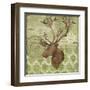 Woodland Ikat II-Paul Brent-Framed Art Print