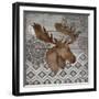 Woodland Ikat III-Paul Brent-Framed Art Print