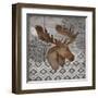 Woodland Ikat III-Paul Brent-Framed Art Print