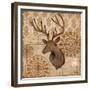 Woodland Ikat IV-Paul Brent-Framed Premium Giclee Print