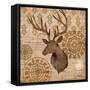 Woodland Ikat IV-Paul Brent-Framed Stretched Canvas