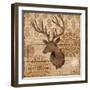 Woodland Ikat IV-Paul Brent-Framed Art Print