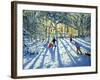 Woodland in Winter, Near Ashbourne, Derbyshire-Andrew Macara-Framed Giclee Print