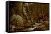 Woodland Interior, C.1850-55-John Frederick Kensett-Framed Stretched Canvas