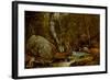 Woodland Interior, C.1850-55-John Frederick Kensett-Framed Giclee Print