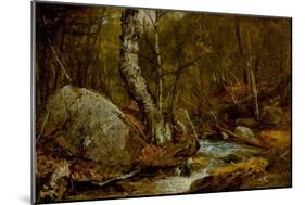 Woodland Interior, C.1850-55-John Frederick Kensett-Mounted Giclee Print