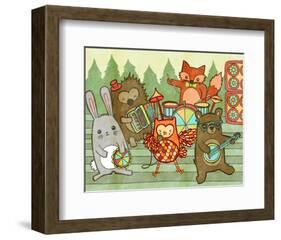 Woodland Jamboree-My Zoetrope-Framed Art Print