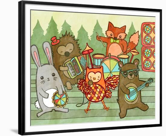 Woodland Jamboree-My Zoetrope-Framed Art Print