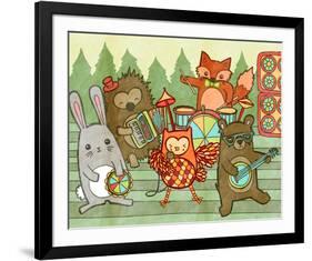 Woodland Jamboree-My Zoetrope-Framed Art Print