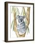 Woodland Koala I-Annie Warren-Framed Art Print