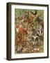Woodland Mammals-Wendy Edelson-Framed Giclee Print