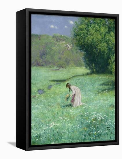 Woodland Meadow, 1876-Hans Thoma-Framed Stretched Canvas
