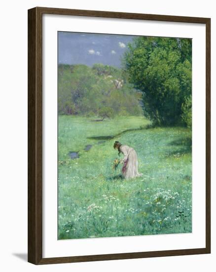 Woodland Meadow, 1876-Hans Thoma-Framed Giclee Print