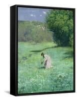 Woodland Meadow, 1876-Hans Thoma-Framed Stretched Canvas