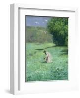 Woodland Meadow, 1876-Hans Thoma-Framed Giclee Print