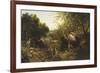 Woodland Pool-John Frederick Kensett-Framed Giclee Print