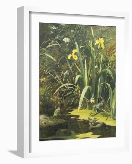 Woodland Pool-Olaf August Hermansen-Framed Giclee Print