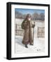 Woodland Santa-Mary Miller Veazie-Framed Giclee Print