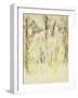 Woodland Scene, C.1900-1904-Paul Cézanne-Framed Giclee Print