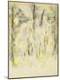 Woodland Scene, C.1900-1904-Paul Cézanne-Mounted Giclee Print