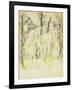 Woodland Scene, C.1900-1904-Paul Cézanne-Framed Giclee Print