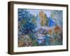 Woodland Scene with Cow and Heron, C.1930-Louis Wain-Framed Giclee Print