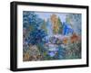 Woodland Scene with Cow and Heron, C.1930-Louis Wain-Framed Giclee Print