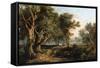 Woodland Scene-James Stark-Framed Stretched Canvas