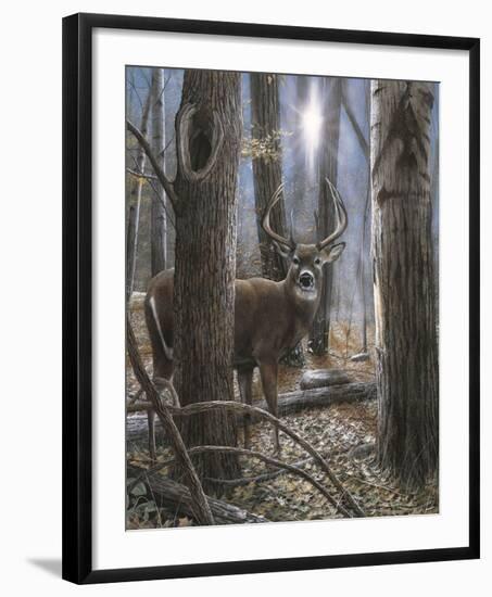 Woodland Sentry-Kevin Daniel-Framed Art Print