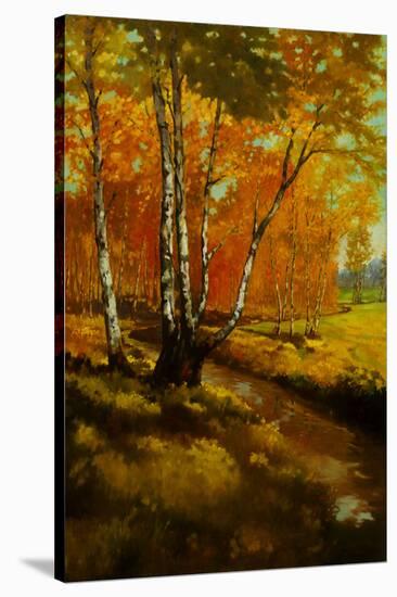 Woodland Stream I-Graham Reynolds-Stretched Canvas