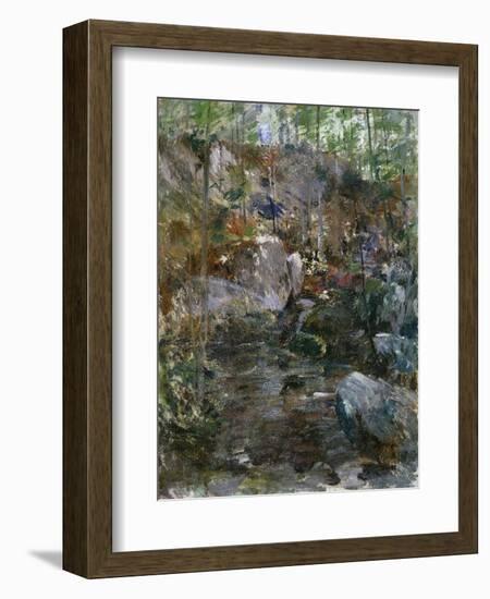 Woodland Stream-Eugène Boudin-Framed Giclee Print