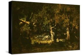 Woodland Thicket-Narcisse Virgile Diaz de la Pena-Stretched Canvas