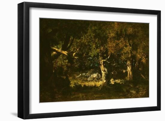 Woodland Thicket-Narcisse Virgile Diaz de la Pena-Framed Giclee Print