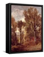 Woodland View in Suffolk-John Constable-Framed Stretched Canvas