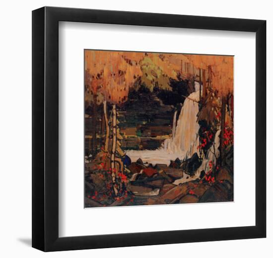 Woodland Waterfall-Tom Thomson-Framed Art Print