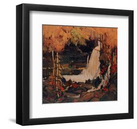 Woodland Waterfall-Tom Thomson-Framed Art Print