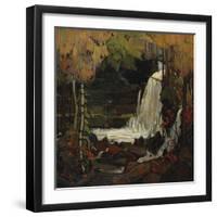 Woodland Waterfall-Tom Thomson-Framed Giclee Print