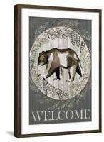 Woodland Welcome III-Grace Popp-Framed Art Print