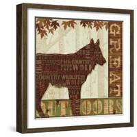 Woodland Words III-Jess Aiken-Framed Art Print