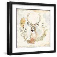 Woodland Wreath VIII-Beth Grove-Framed Art Print