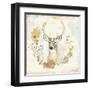 Woodland Wreath VIII-Beth Grove-Framed Art Print