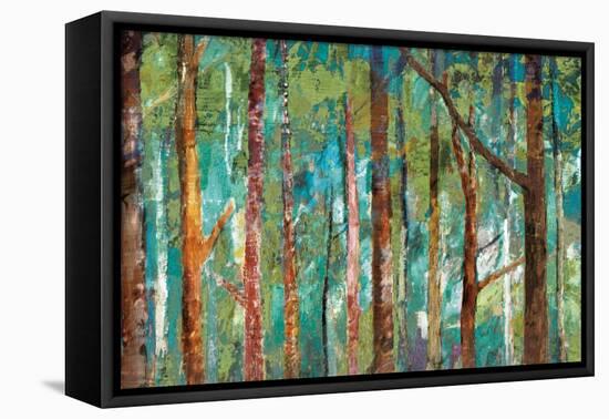 Woodland-Caroline Gold-Framed Stretched Canvas