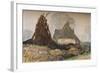 'Woodman's Cottage', c20th century (1931)-George Clausen-Framed Giclee Print