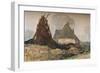'Woodman's Cottage', c20th century (1931)-George Clausen-Framed Giclee Print