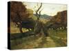 Woodpile, Circa 1874-Giovanni Fattori-Stretched Canvas