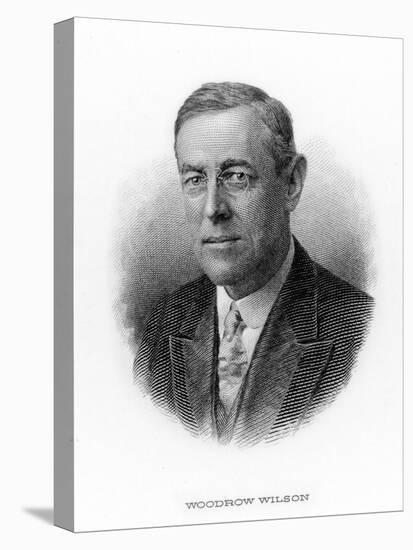 Woodrow Wilson 28th Us President-null-Stretched Canvas