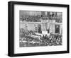 Woodrow Wilson Addressing Congress-null-Framed Giclee Print