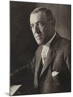 Woodrow Wilson American President and Nobel Prizewinner in 1919-Lagrelius & Westphal-Mounted Photographic Print