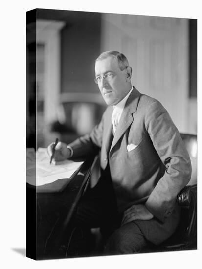 Woodrow Wilson, c.1913-Harris & Ewing-Stretched Canvas